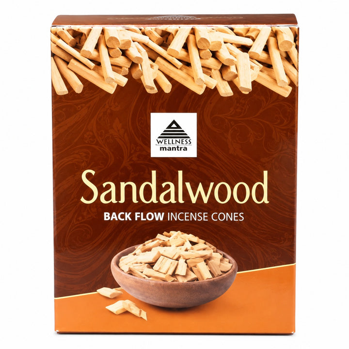 Backflow Sandalwood Incense Cones - Wildlings Crystals South Africa