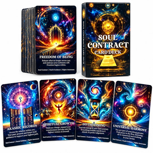 Soul Contract Oracle Card Deck - Wildlings Crystals South Africa