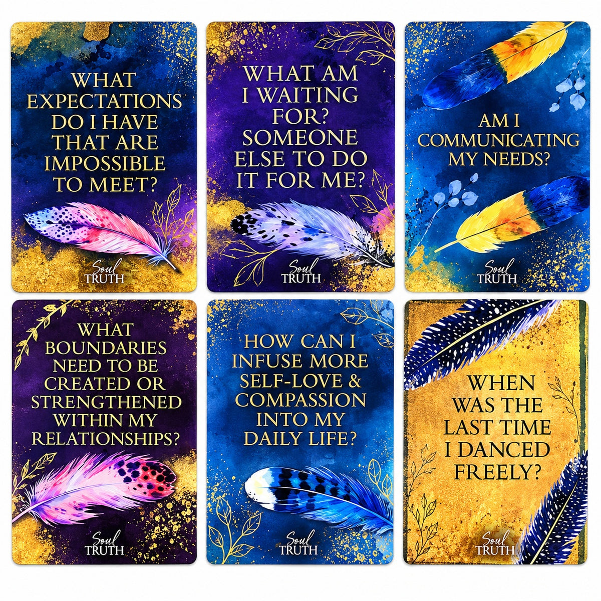 Soul Truth Self Awareness Cards Deck - Wildlings Crystals South Africa