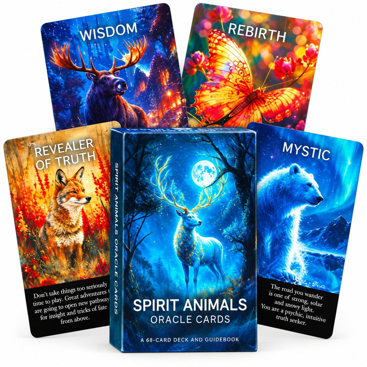 Spirit Animals Oracle Cards - Wildlings Crystals South Africa