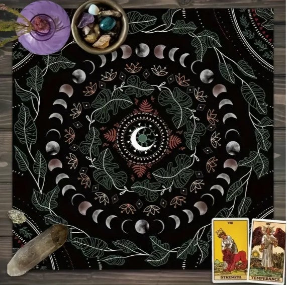 ENCHANTING MOON ALTAR CLOTH (75cm x 75cm)