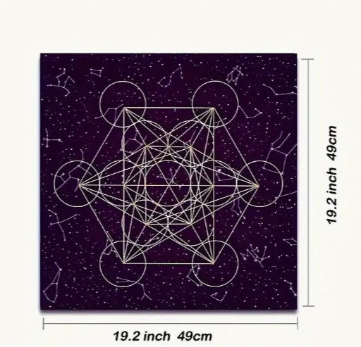 METATRON METAPHYSICAL ALTAR CLOTH (49cm x 49cm)