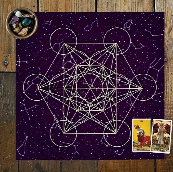 METATRON METAPHYSICAL ALTAR CLOTH (49cm x 49cm)