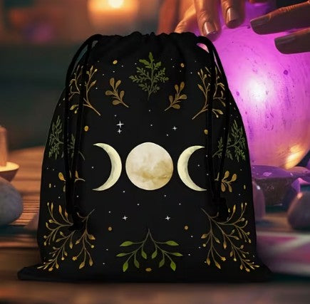 Tarot Cards Mystical Moon Pouch - Wildlings Crystals South Africa