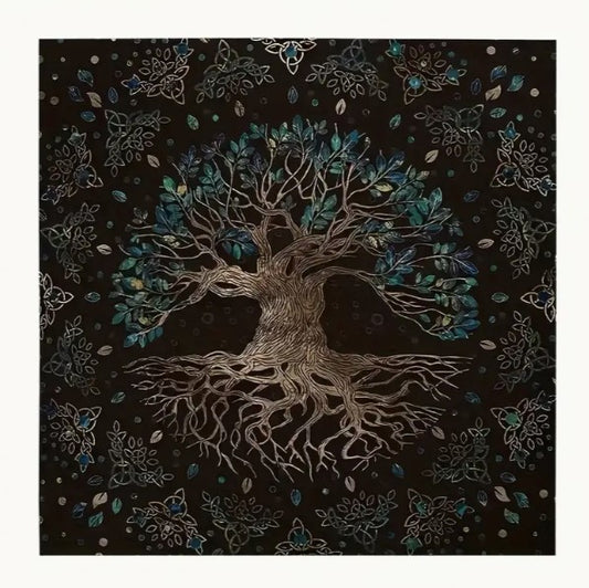 TREE OF LIFE ALTAR CLOTH (49cm x 49cm)