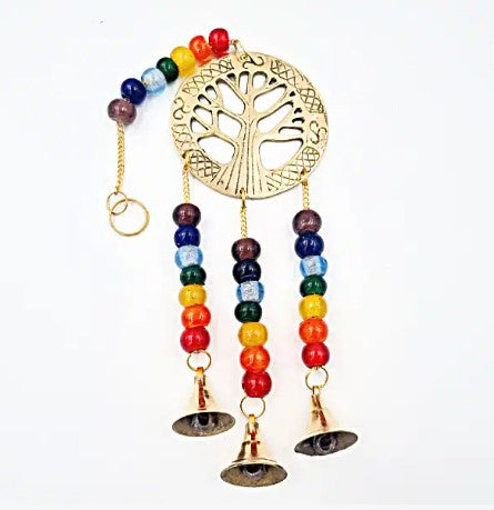 Brass Tree Of Life Chime (35 cm) - Wildlings Crystals South Africa