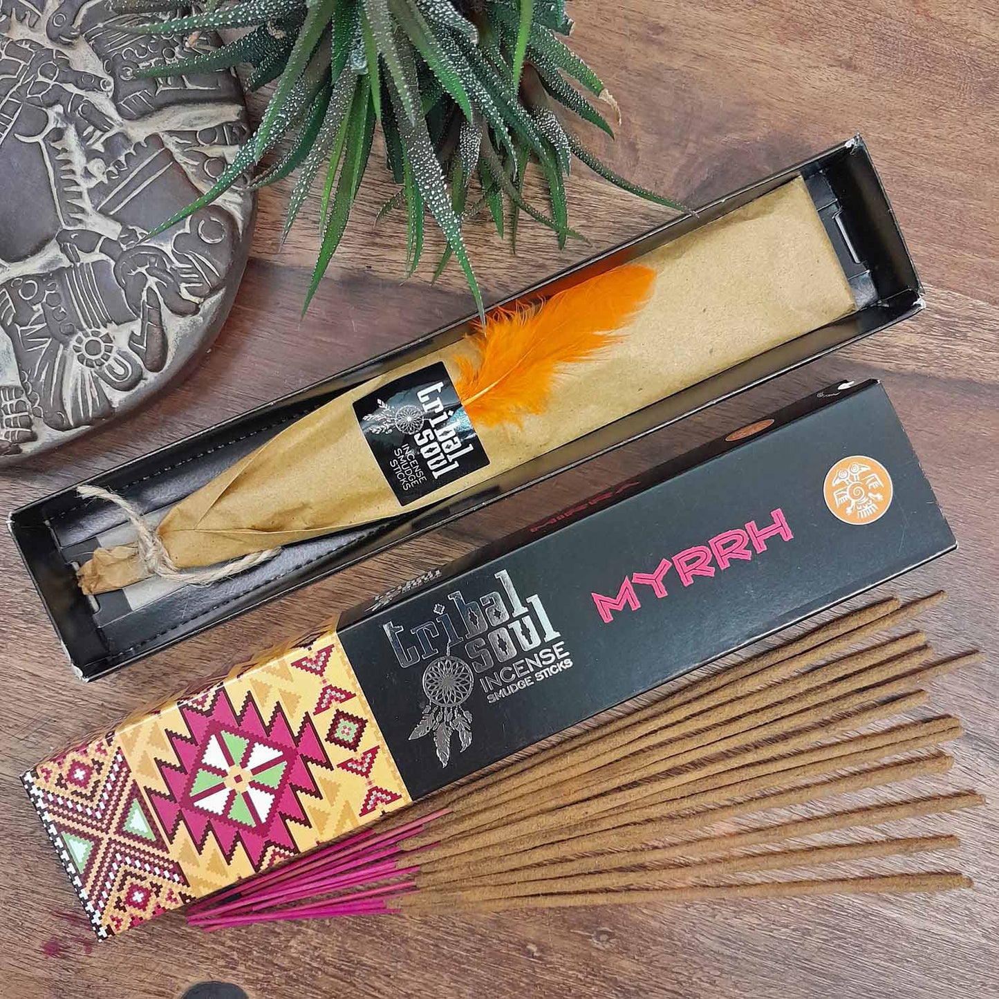 TRIBAL SOUL MYRRH SMUDGE STICKS