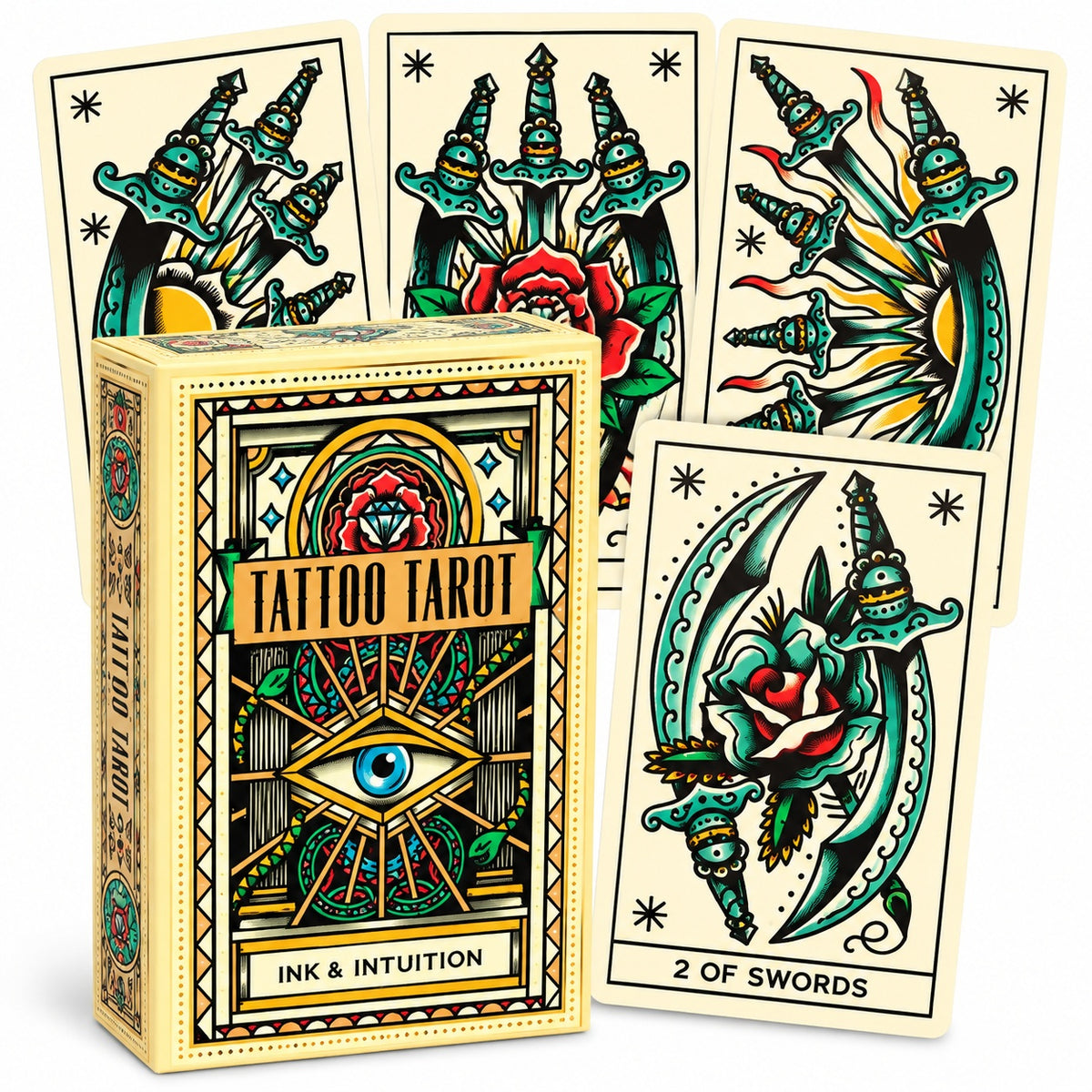 The Tattoo Tarot Card Deck - Wildlings Crystals South Africa