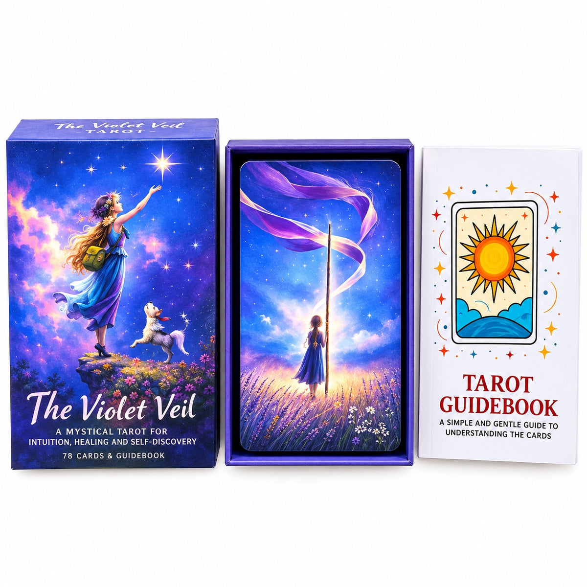 The Violet Veil Tarot Deck - Wildlings Crystals South Africa