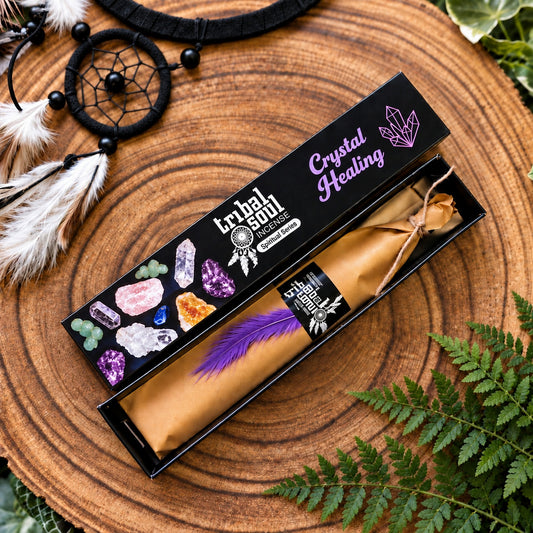 TRIBAL SOUL CRYSTAL HEALING SMUDGE STICKS