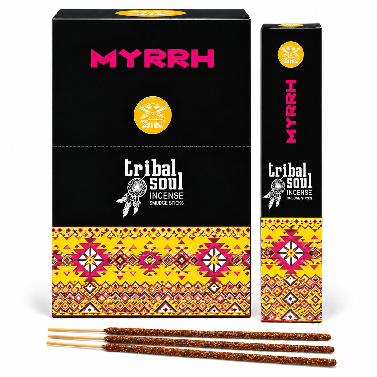 TRIBAL SOUL MYRRH SMUDGE STICKS