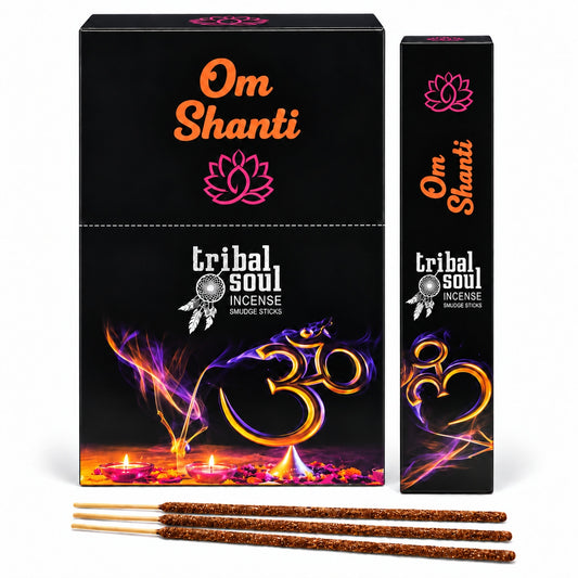TRIBAL SOUL OM SHANTI SMUDGE STICKS
