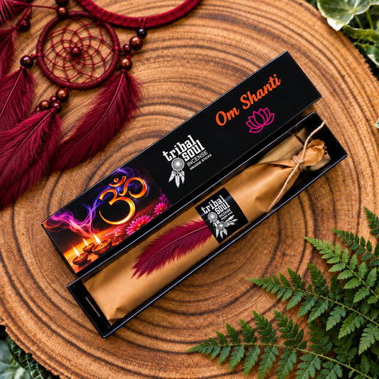 TRIBAL SOUL OM SHANTI SMUDGE STICKS