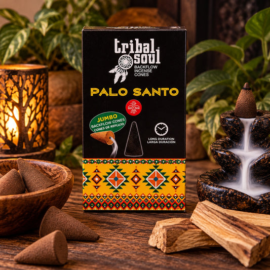 TRIBAL SOUL PALO SANTO BACKFLOW INCENSE CONES