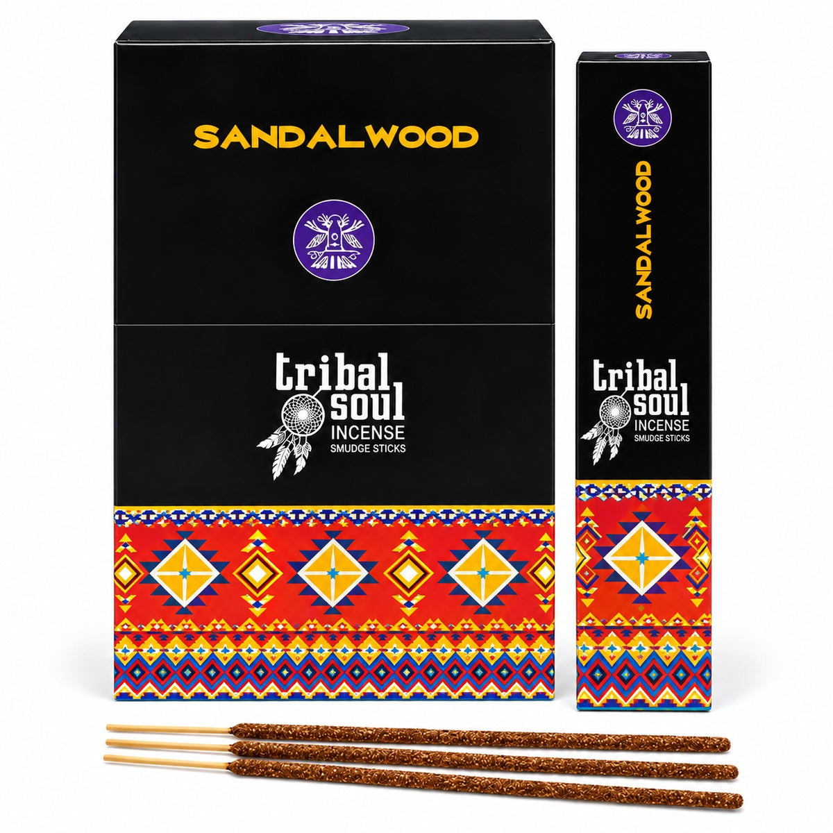 TRIBAL SOUL SANDALWOOD SMUDGE STICKS