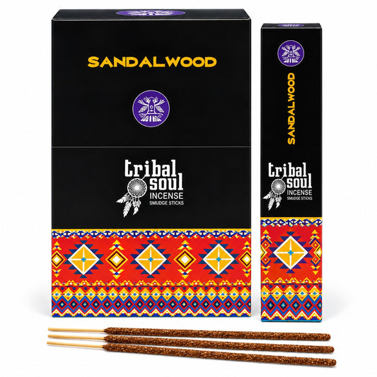 TRIBAL SOUL SANDALWOOD SMUDGE STICKS