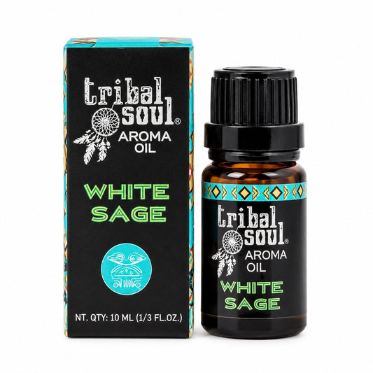 TRIBAL SOUL WHITE SAGE AROMA OIL - PURIFICATION