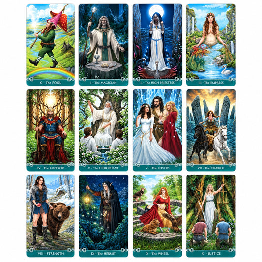UNIVERSAL CELTIC WITCH TAROT CARDS - DIVINATION