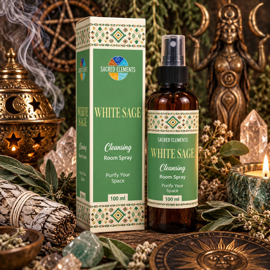 SACRED ELEMENTS WHITE SAGE CLEANSING ROOM SPRAY - PURIFICATION