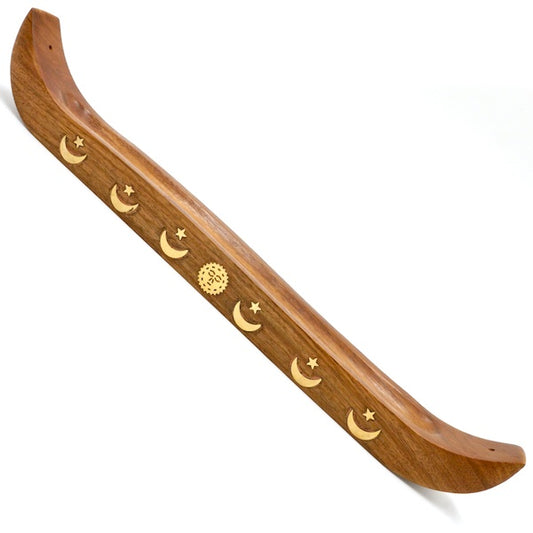 WOODEN BOAT INCENSE HOLDER