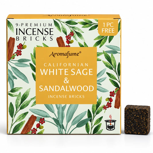 INCENSE BRICKS - WHITE SAGE & SANDALWOOD