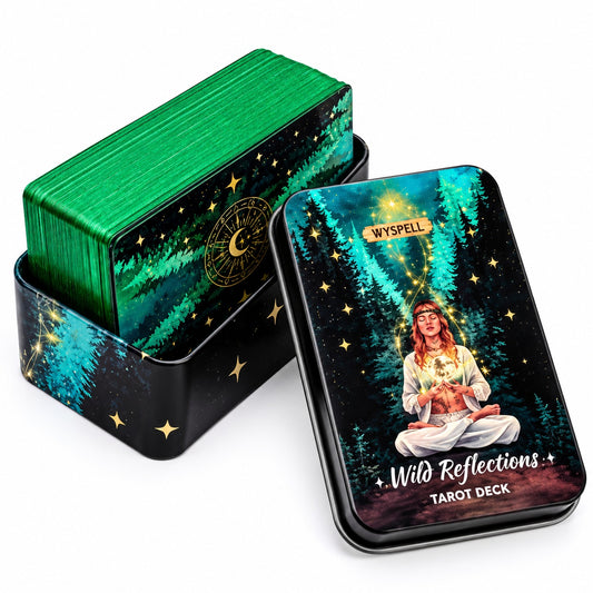 WILD REFLECTIONS TAROT CARDS IN A TIN - DIVINATION