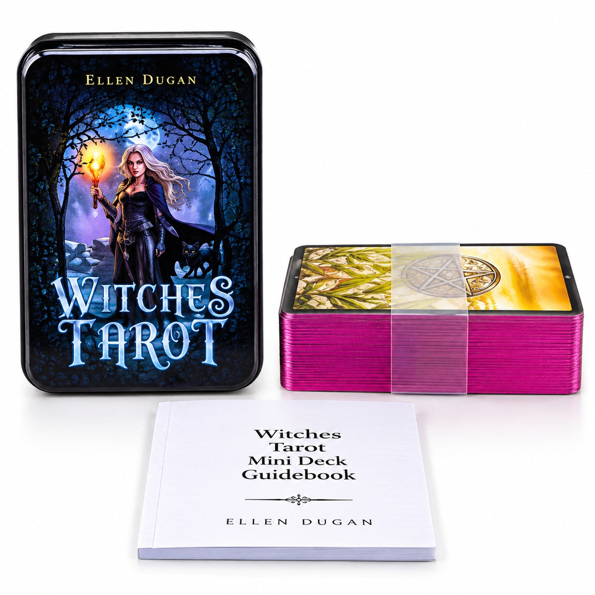 WITCHES TAROT CARDS IN A TIN  - DIVINATION