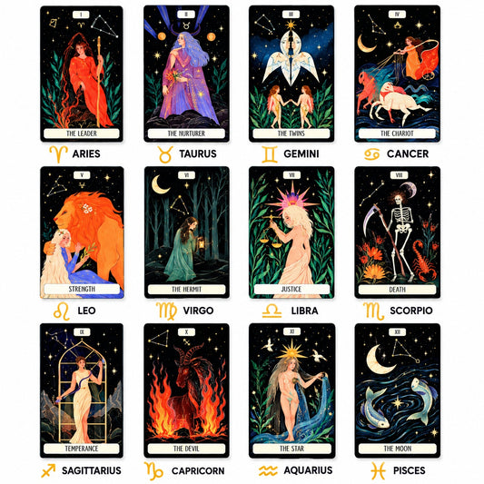 ZODIAC TAROT DECK - DIVINATION