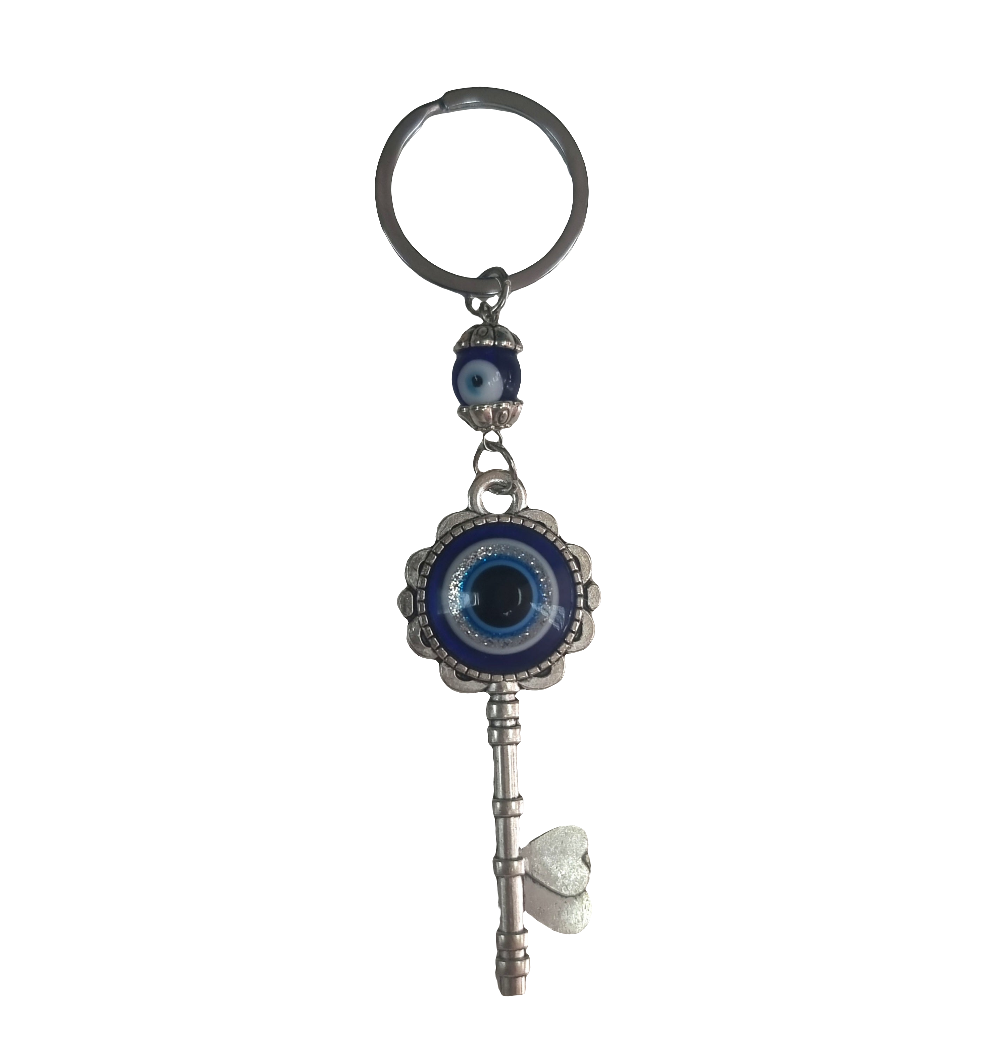 TURKISH EVIL EYE KEY KEYCHAIN - WARD OFF EVIL EYE