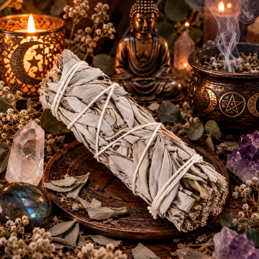CALIFORNIAN WHITE SAGE SMUDGING WAND 10 cm