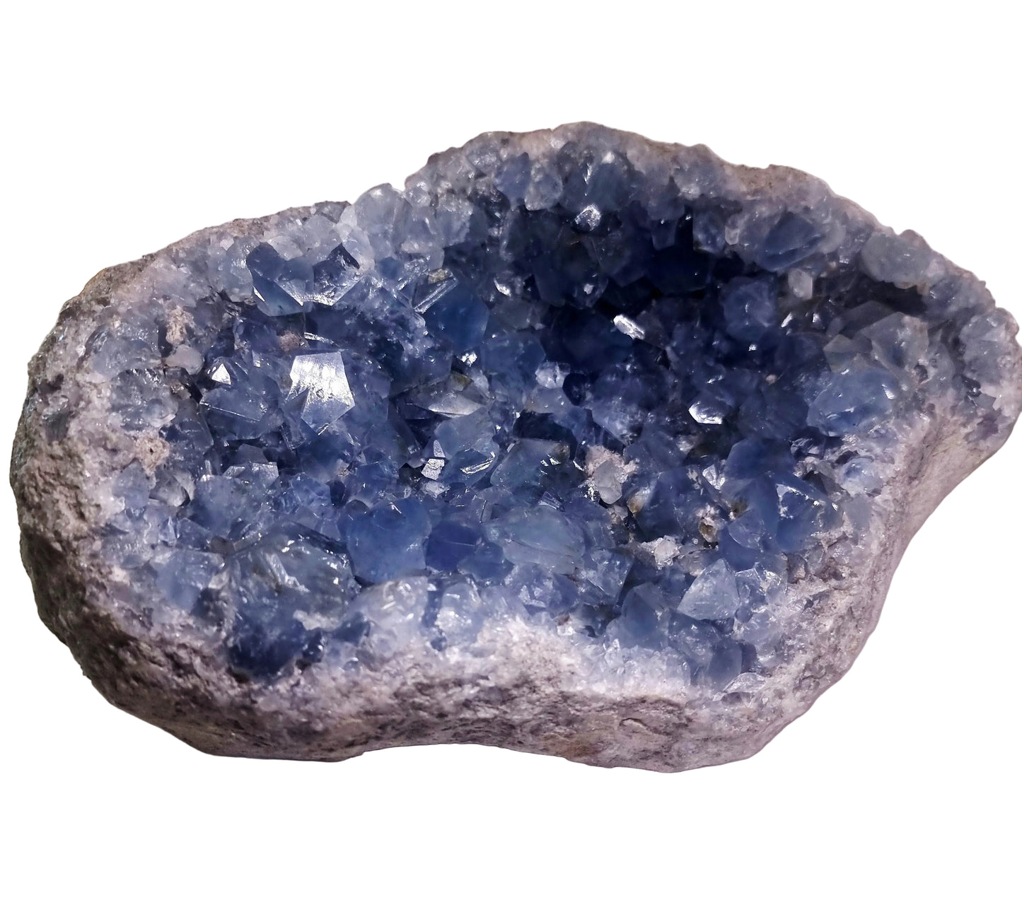 BLUE CELESTITE GEODE CLUSTER 10.8 kg - CLAIRVOYANCE