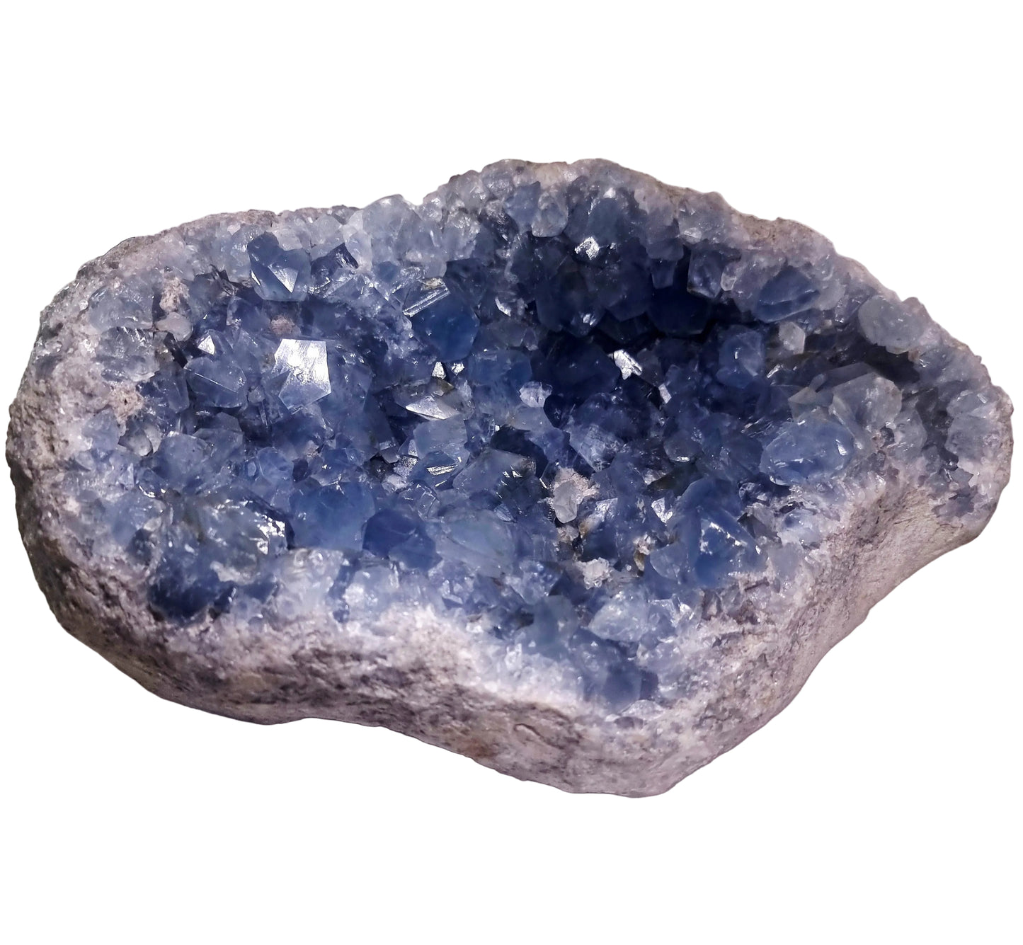 BLUE CELESTITE GEODE CLUSTER 10.8 kg - CLAIRVOYANCE