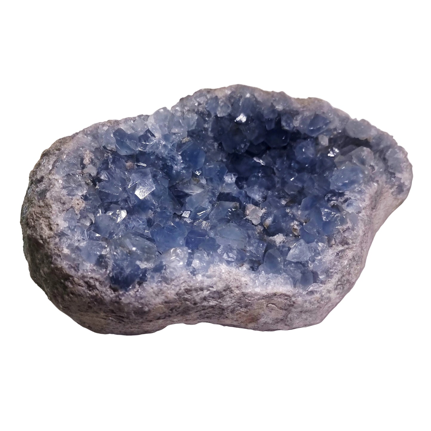 BLUE CELESTITE GEODE CLUSTER 10.8 kg - CLAIRVOYANCE