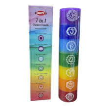 CHAKRA CANDLE 7 in 1 - CHAKRA BALANCING CANDLE