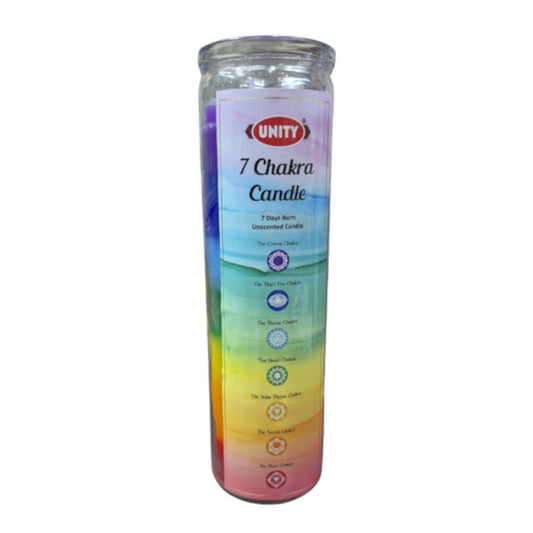 CHAKRA CANDLE GLASS - CHAKRA BALANCING CANDLE