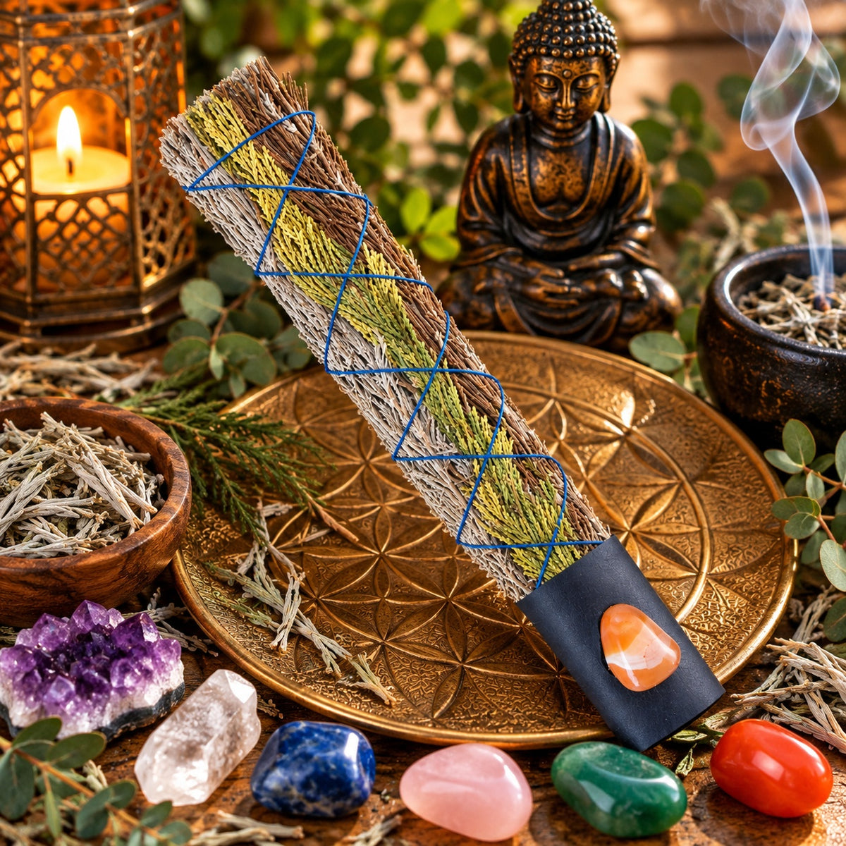 HARMONY SMUDGE WAND 22 cm