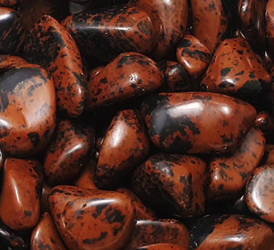 MAHOGANY OBSIDIAN POCKET STONE - PROTECTION & GROUNDING