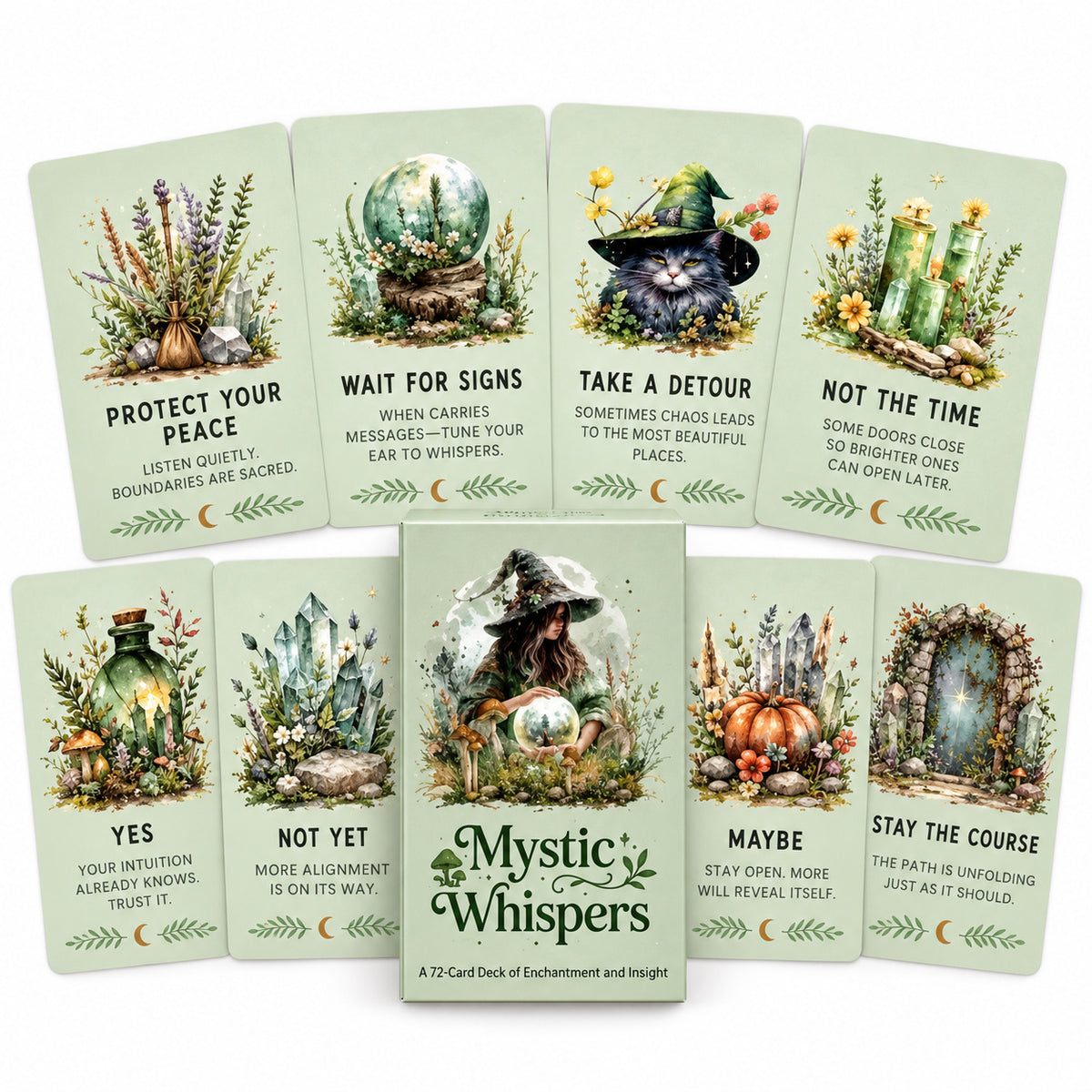Mystic Whispers Oracle Card Deck - Wildlings Crystals South Africa