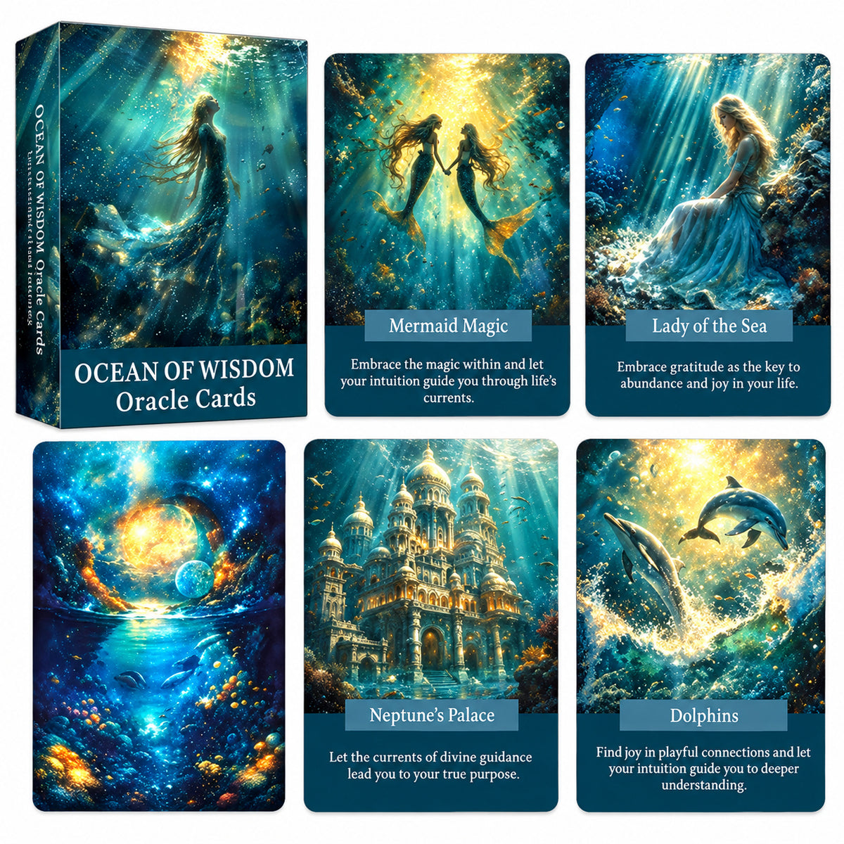 Ocean Of Wisdom Oracle Cards - Wildlings Crystals South Africa