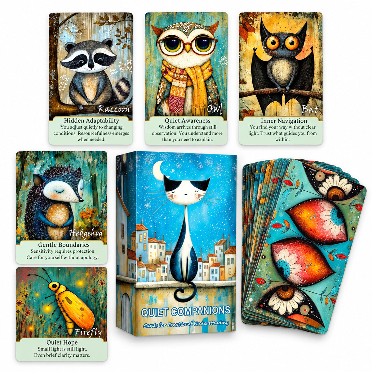 Quiet Companions Oracle Cards - Wildlings Crystals South Africa