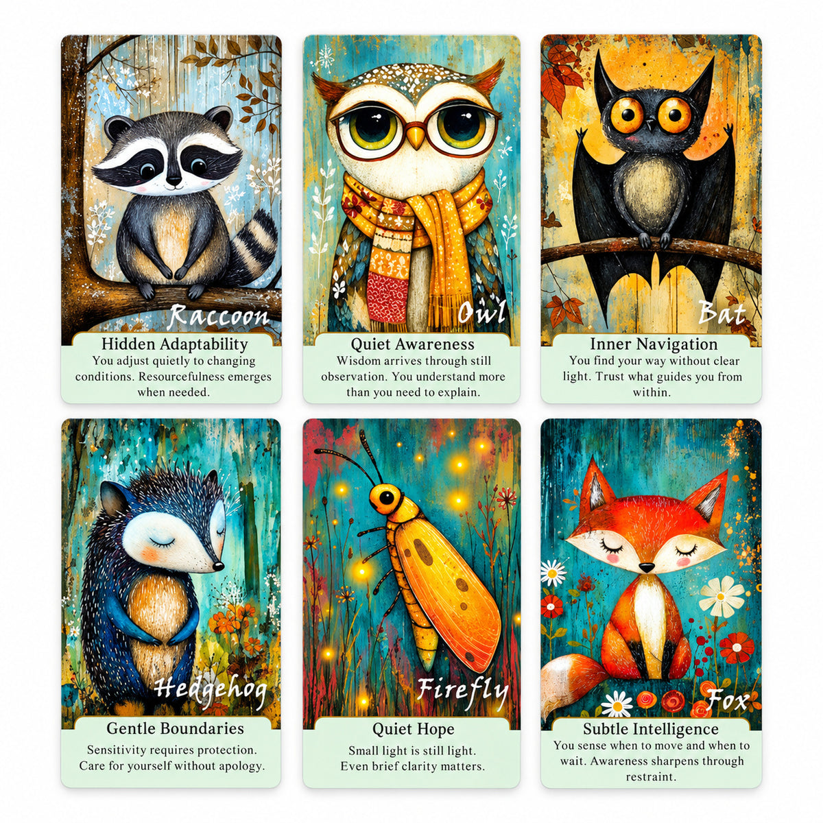 Quiet Companions Oracle Cards - Wildlings Crystals South Africa