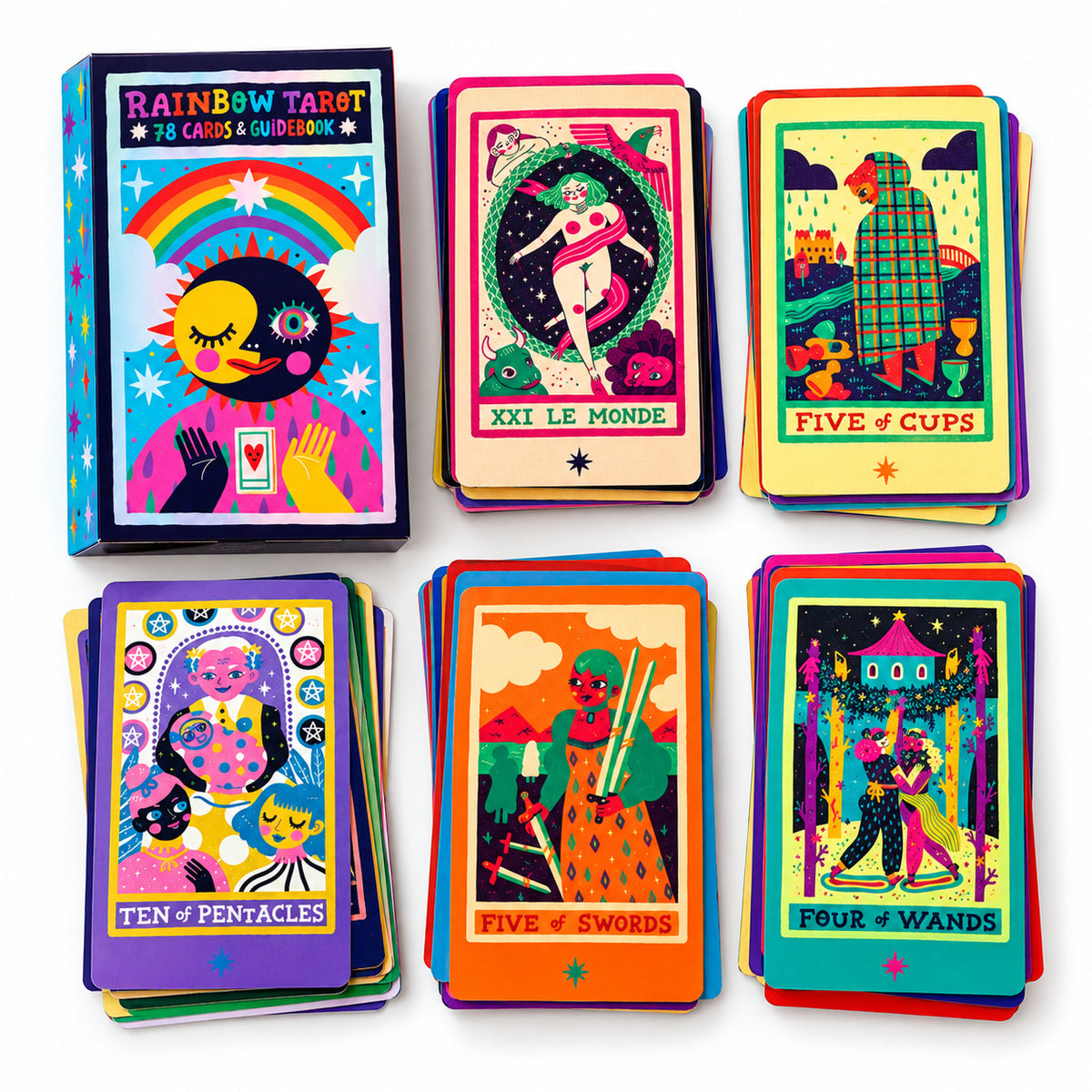 Rainbow Tarot Deck - Wildlings Crystals South Africa