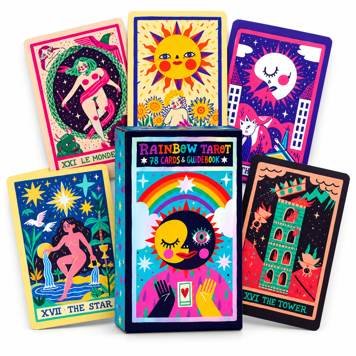 Rainbow Tarot Deck - Wildlings Crystals South Africa