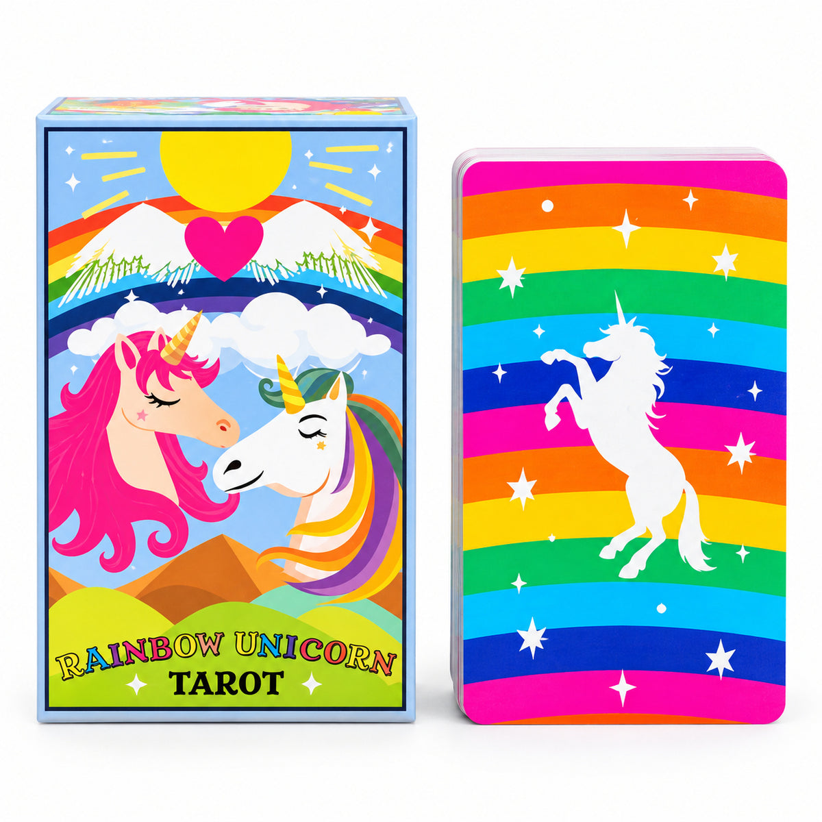 Rainbow Unicorn Tarot Deck - Wildlings Crystals South Africa