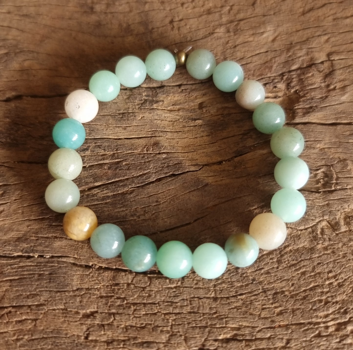 AMAZONITE ENERGY BRACELET 8 mm - COMMUNICATION