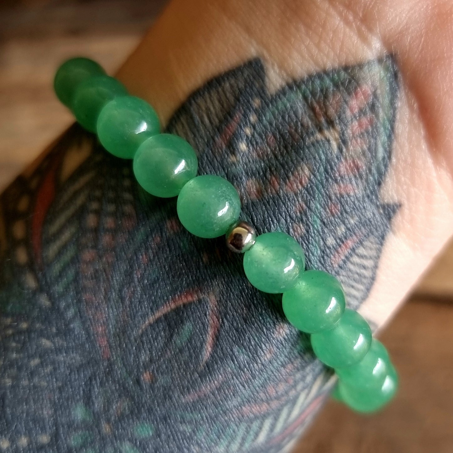 LIBRA ZODIAC ENERGY BRACELET - GREEN AVENTURINE