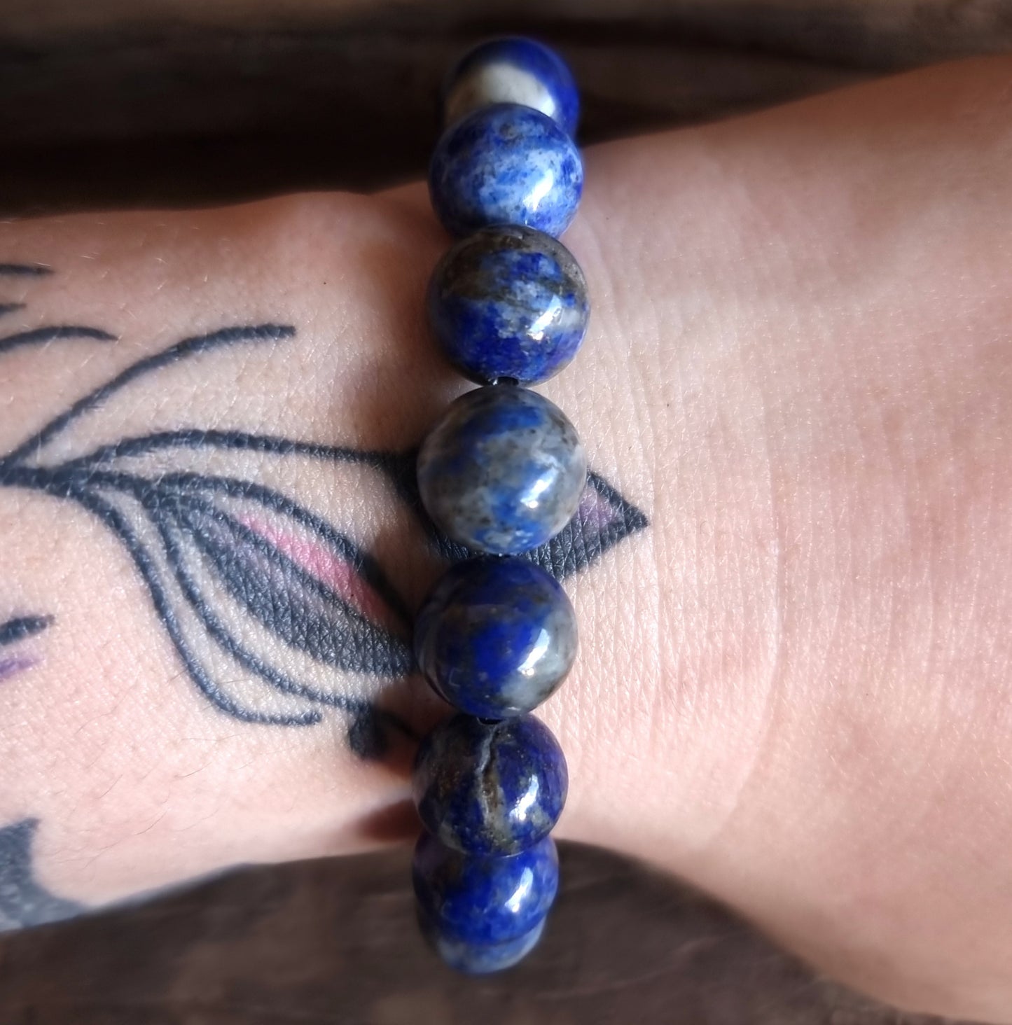 LAPIS LAZULI ENERGY BRACELET 10 mm - INTUITION