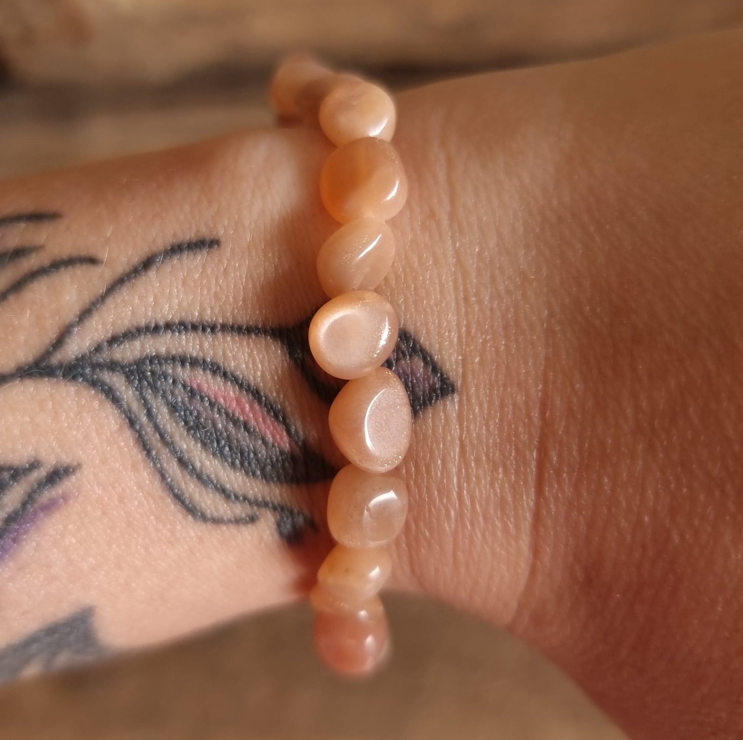 SUNSTONE ENERGY NUGGET BRACELET - ABUNDANCE