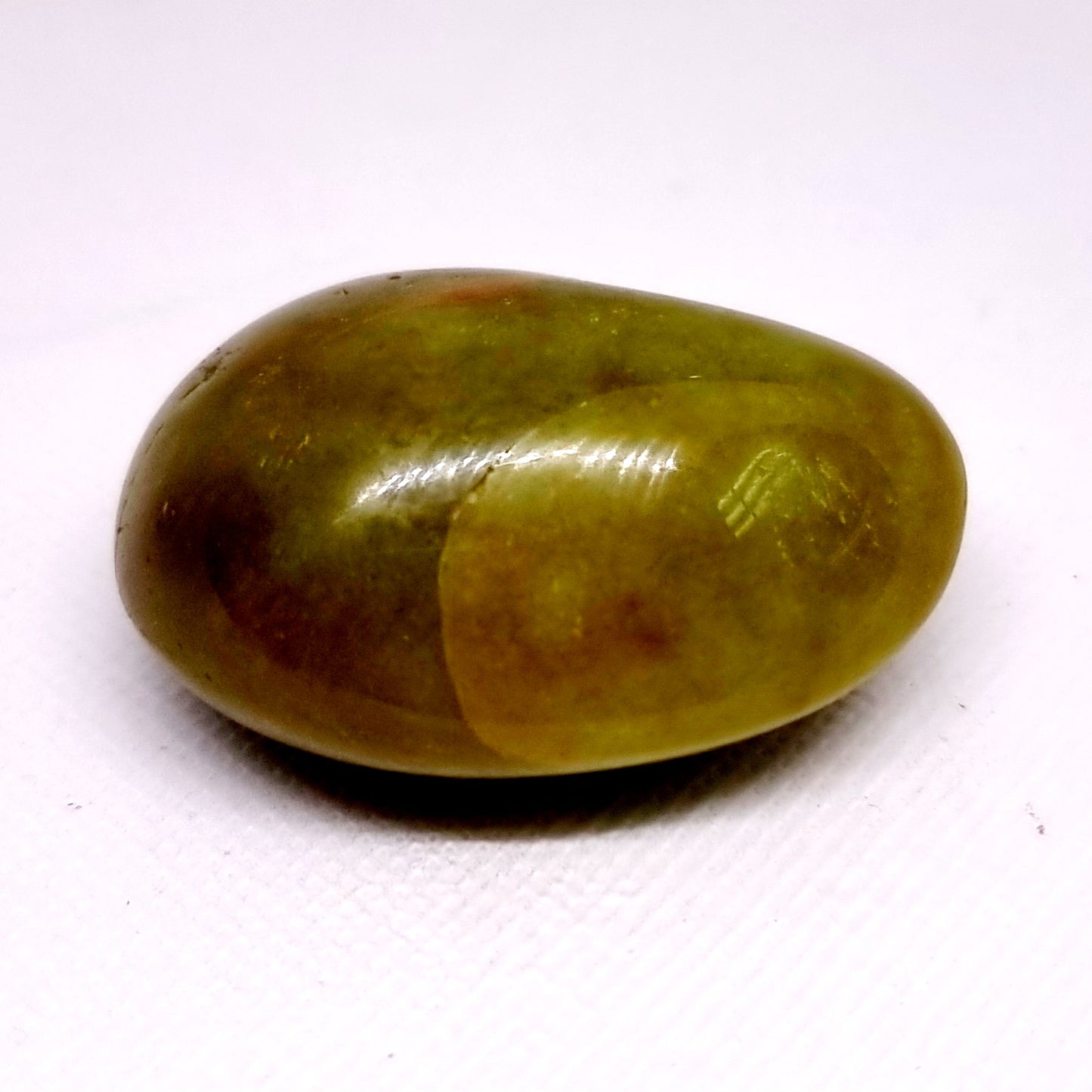 RARE DARK GREEN OPAL GALLET 67 g - WEALTH & HARMONY