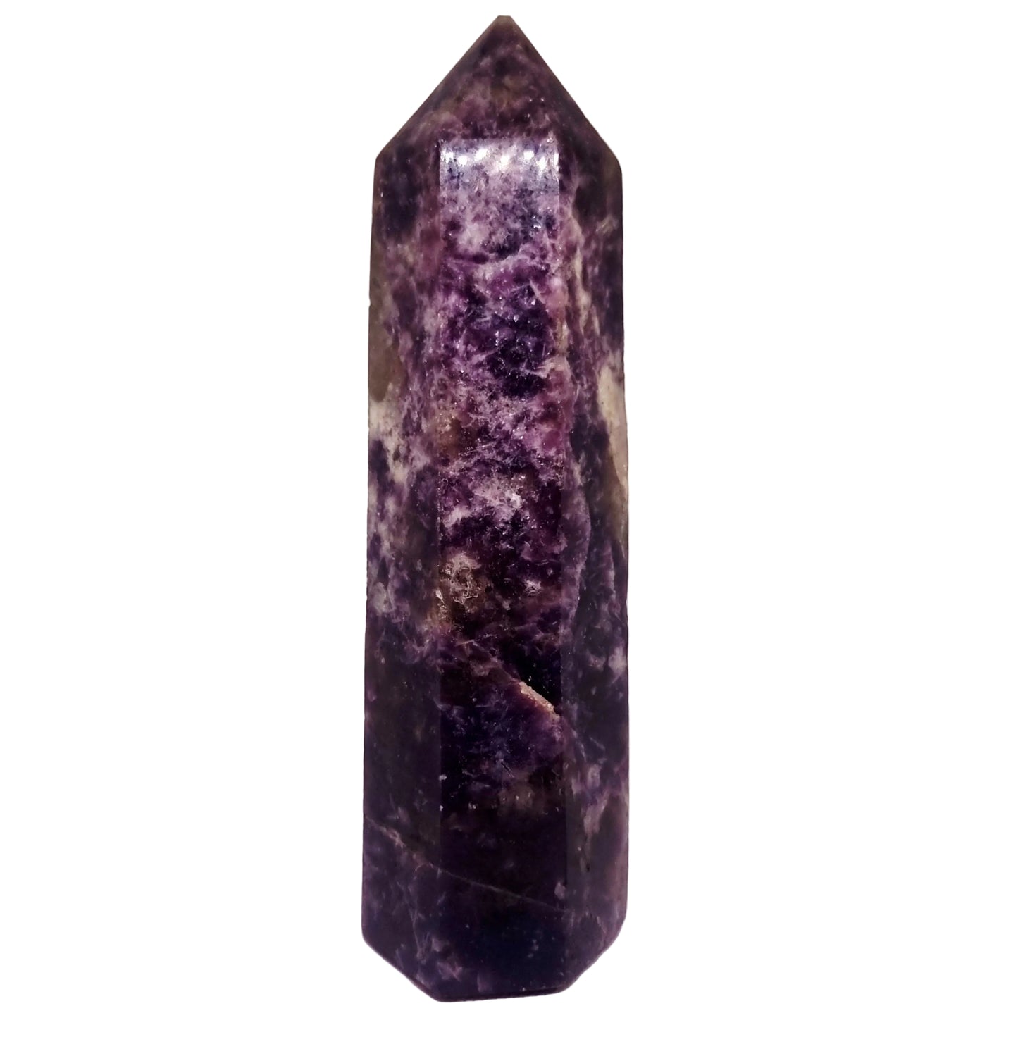 LEPIDOLITE POLISHED TOWER 21 cm - AKASHIC RECORDS